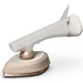Philips OneTurn 2-in-1 Bügeleisen & Steamer, 2,5 m, 90 g/min, Weiß, Nougat, 45 g/min, 0,2 l, 45 s