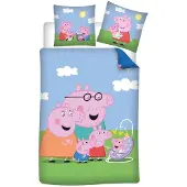 Pipsa Possu Bettbezug Family 140 x 200 cm Baumwolle