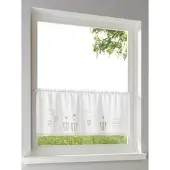 HEINE Querbehang in weiß-beige | Gr.: 60-x-90-cm