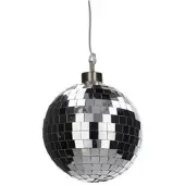 G&c Disco LED Kugel 10cm silber