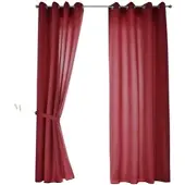 Gardinenbox VORHANG 2ER SET BERLIN HxB 225x140cm Bordeaux