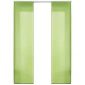 Gardinenbox VORHANG 2ER SET HxB 245x60 cm Apfelgrün