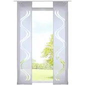 Gardinenbox VORHANG 2ER SET BONN HxB 245x45 cm Grau