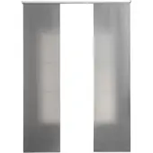 Gardinenbox SCHIEBEGARDINE 2ER SET »New Amsterdam« HxB 245x60 cm Grau