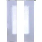 Gardinenbox SCHIEBEVORHANG 2ER SET »Leipzig« HxB 245x60 cm Weiß