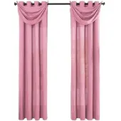 Gardinenbox VORHANG ZAGREB HxB 225x140 cm Pink