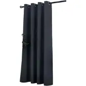 Gardinenbox VORHANG MÜNCHEN DARK HxB 175x145 cm Dunkelgrau