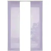 Gardinenbox VORHANG 2ER SET HxB 245x60 cm Flieder