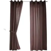 Gardinenbox VORHANG 2ER SET BERLIN HxB 225x140cm Braun
