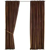 Gardinenbox VORHANG 2ER SET MILANO HxB 235x135 cm Taupe