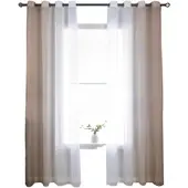 Gardinenbox VORHANG 2ER SET »Modena« HxB 245x140 cm Braun