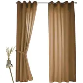 Gardinenbox VORHANG 2ER SET BERLIN HxB 175x140cm Taupe