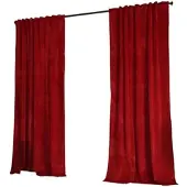 Gardinenbox VORHANG 2ER SET MILANO HxB 235x135 cm Rot