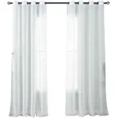 Gardinenbox VORHANG 2ER SET »Kassel« HxB 245x140 cm Natur