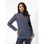 Sieh an! Freizeit-Sweatshirt in rauchblau | Gr.: 40