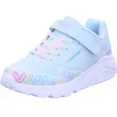 SKECHERS Sneaker UNO LITE - HEART CRAZE in light blue/mint | Gr.: 32