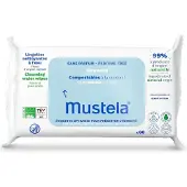Mustela Biologisch abbaubare, kompostierbare Wischtücher für zu Hause