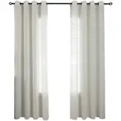 Gardinenbox VORHANG 2ER SET »Leipzig« HxB 245x145 cm Natur