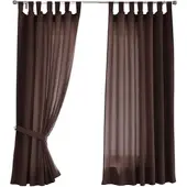Gardinenbox VORHANG 2ER SET POTSDAM HxB 175x140 cm Braun