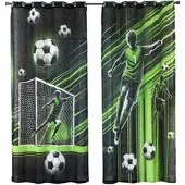 Gardinenbox VORHANG 2ER SET SEOUL HxB 245x140 cm Fußball