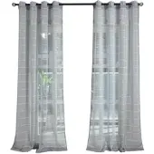 Gardinenbox VORHANG 2ER SET »Kassel« HxB 245x140 cm Grau