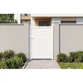 Casanoov Gartentür Aus Aluminium Eiger 100x140cm Weiß