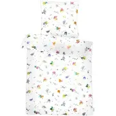 Apelt Mako-Satin Bettwäsche Kleks multicolour 155x220 cm + 80x80 cm - bunt