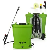 Vito 16L Akku-Gartenspritze - Elektrische 6-Bar-Spritze - Inklusive Düsen, Ladegerät und Teleskoplanze