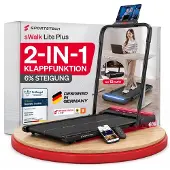 Sportstech Laufband sWalk_Lite_Plus | 6 km/h Walking Pad, Treadmil bis 12 km/h
