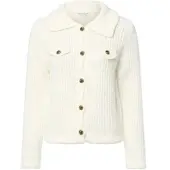 Marie Lund Strickjacke in ecru - 0001 | Gr.: XL