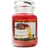 Cheerful Candle Cranberry Vanilla 680g