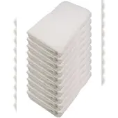 Miamar Handtuch Handtücher Gästetuch Gästetücher 10er Set 30 x 50 cm Natuweiß