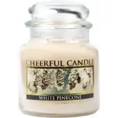 Cheerful Candle White Pinecone 453g