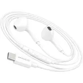 Avizar Mayaxess, USB-C Kopfhörer mit Mikrofon für Galaxy S23 Plus, Weiß
