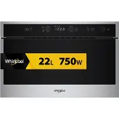 Whirlpool WMN461BXF, Integriert, Solo-Mikrowelle, 22 l, 750 W, Eingebautes Display, Tasten