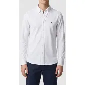 Tommy Hilfiger Knit Pique Shirt White Größe: XL | Business hemden Outlet | Herren | Weiß