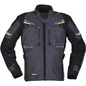 Modeka Taran Flash Motorrad Textiljacke, schwarz/grau, XL
