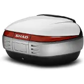 Shad Sh50 Weiße Kofferabdeckung Für Topcase