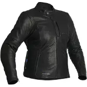 Halvarssons Vitsand wasserdichte Damen Motorrad Lederjacke, schwarz, 38