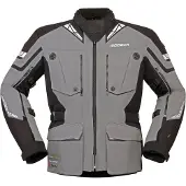 Modeka Panamericana 2 Motorrad Textiljacke, grau/schwarz, Short 4XL