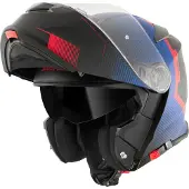 Bogotto H271 Wayke Schwarz Rot Blau Klapphelm Größe M