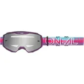 O'Neal Brille B-10 STRIPED rosa/violett, silber verspiegelt