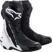 Alpinestars Supertech R Vented Stiefel Black White