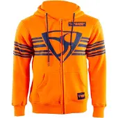 MUGENRACE Shield Oranger Zip Hoodie Größe XS
