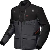 Modeka Atlaz Motorrad-Textiljacke, dunkelgrau/schwarz, 4XL