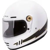 Merlin Revival Vintage Flash Helm, weiß, 2XL (63/64)