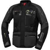 IXS Venture-GTX 1.0 Wasserdichte Schwarz Grau Motorrad Textiljacke