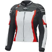 Held Street 3.0 Damen Weiß Rot Motorrad Lederjacke Größe 40