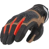 Acerbis Crossover Braun Orange Handschuhe Größe S