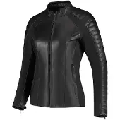Rusty Stitches Donna Damen Motorrad Lederjacke